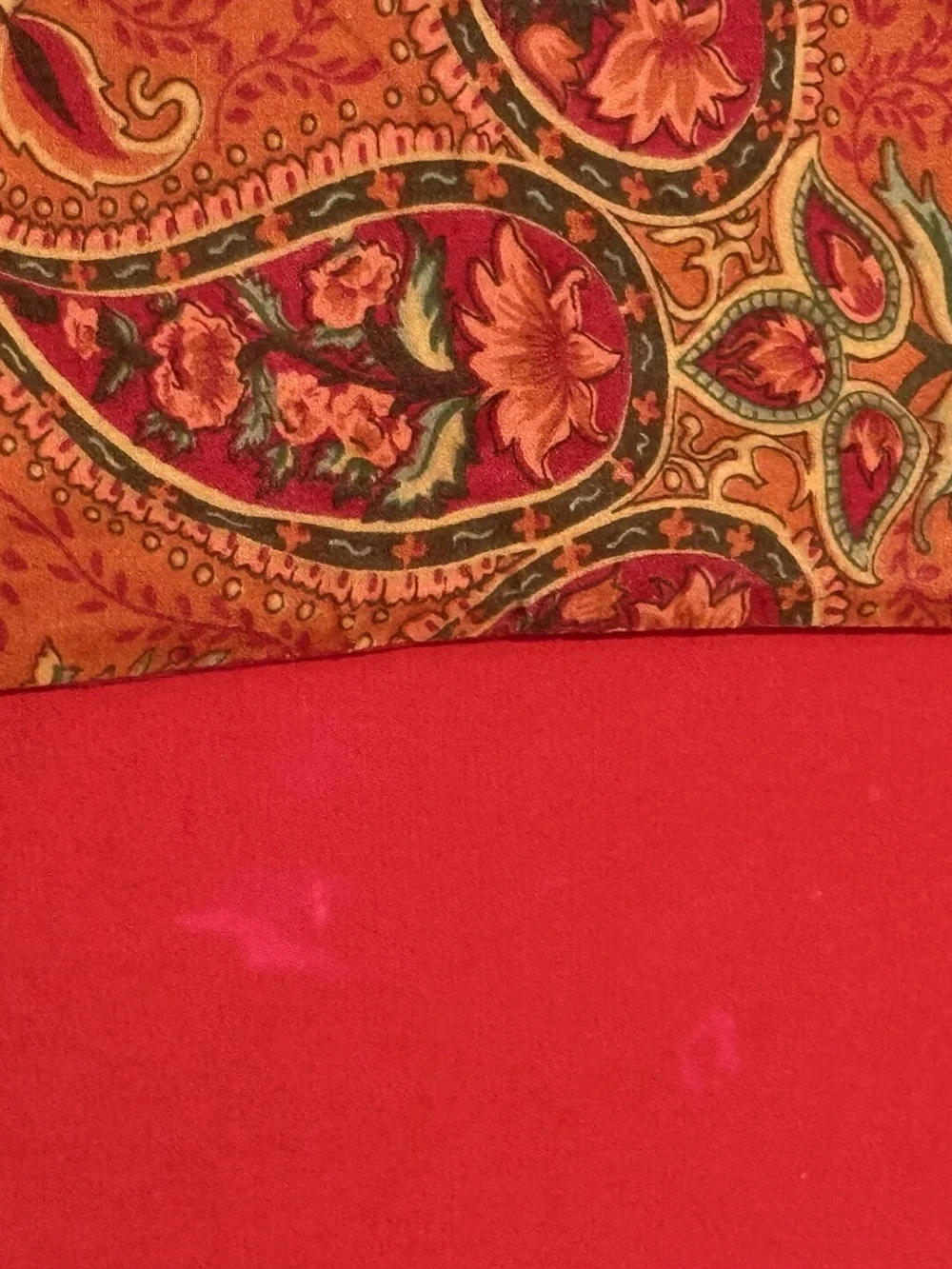 Vintage Restoration Hardware Italian Cypress Paisley King Duvet 3 Shams Regal